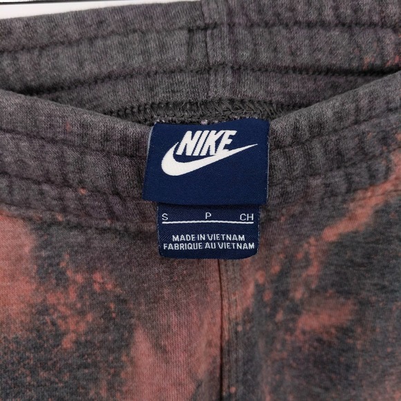 Nike Custom Hand Bleach Tie Dye Fleece Joggers S - Picture 7 of 9